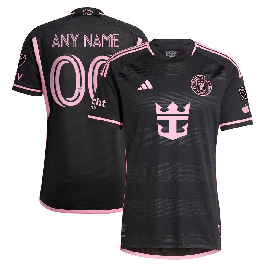 Men's Inter Miami CF  adidas Black 2024 La Noche Authentic Custom Jersey - Vujersey Los Angeles Rams
