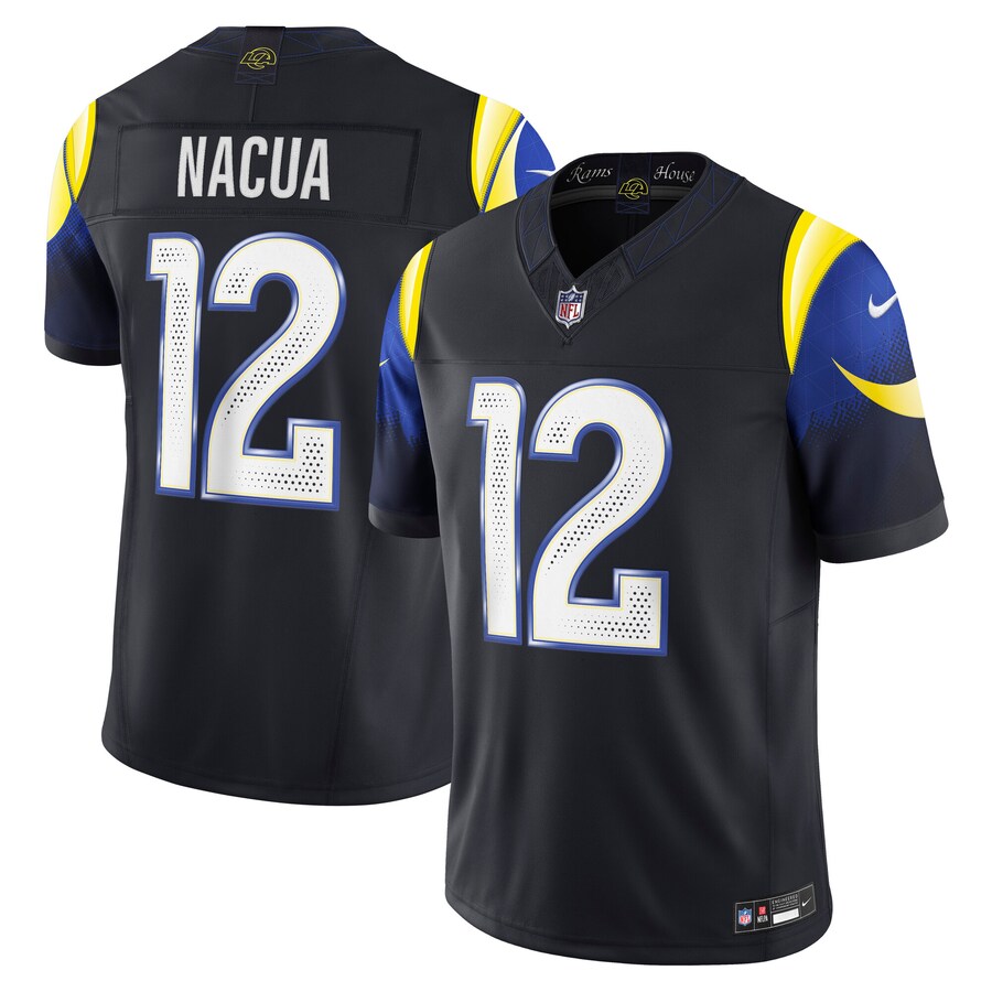 Men's Los Angeles Rams Puka Nacua Nike Midnight Blue 2025 Rivalries Collection Limited Jersey - Vujersey Los Angeles Rams