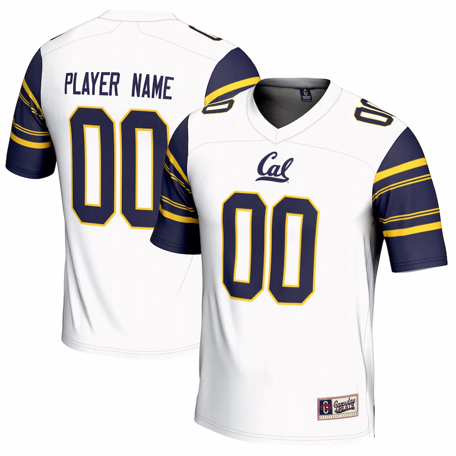 Cal Bears GameDay Greats Youth NIL Pick-A-Player Football Jersey - White - Vujersey Los Angeles Rams