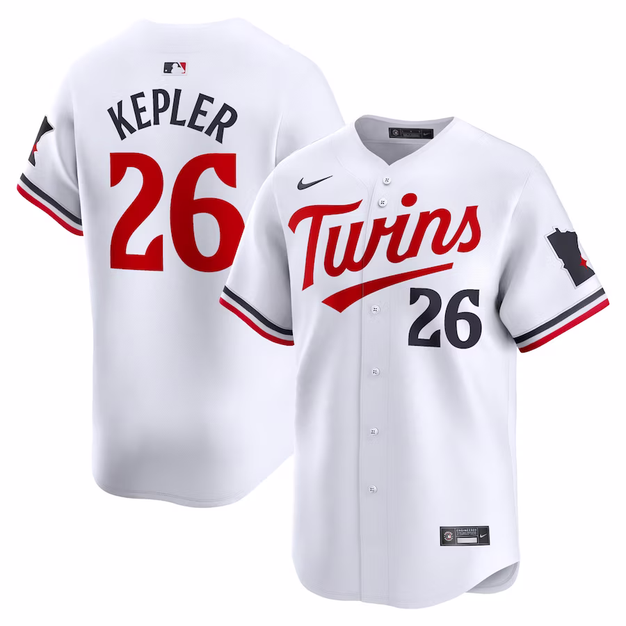 Men's Minnesota Twins Max Kepler Nike White Home Limited Player Jersey - Vujersey Los Angeles Rams