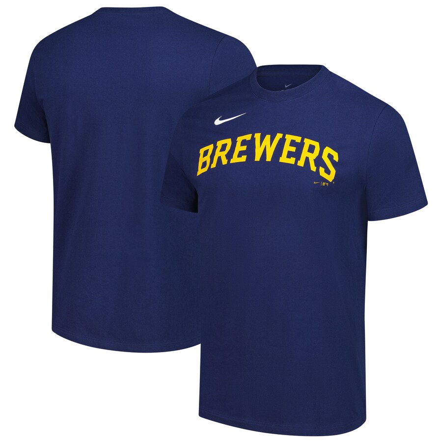 Men's Milwaukee Brewers Nike Navy Sundown T-Shirt - Vujersey Los Angeles Rams