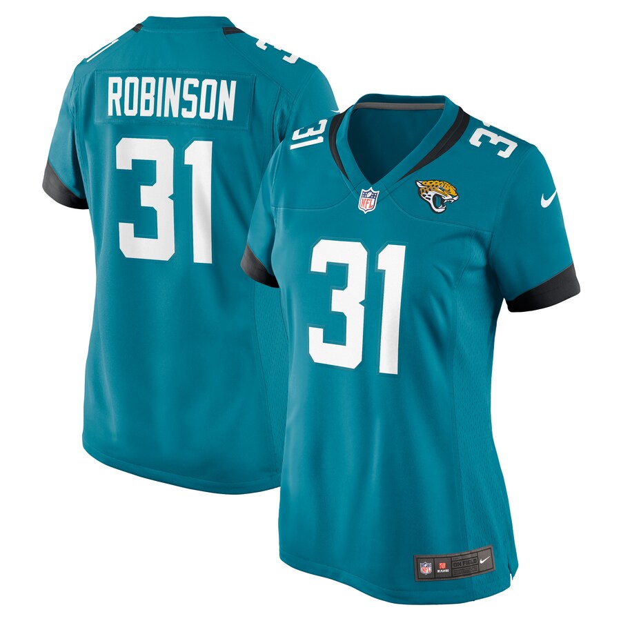 Women's Jacksonville Jaguars Keilan Robinson Nike Teal Game Jersey - Vujersey Los Angeles Rams