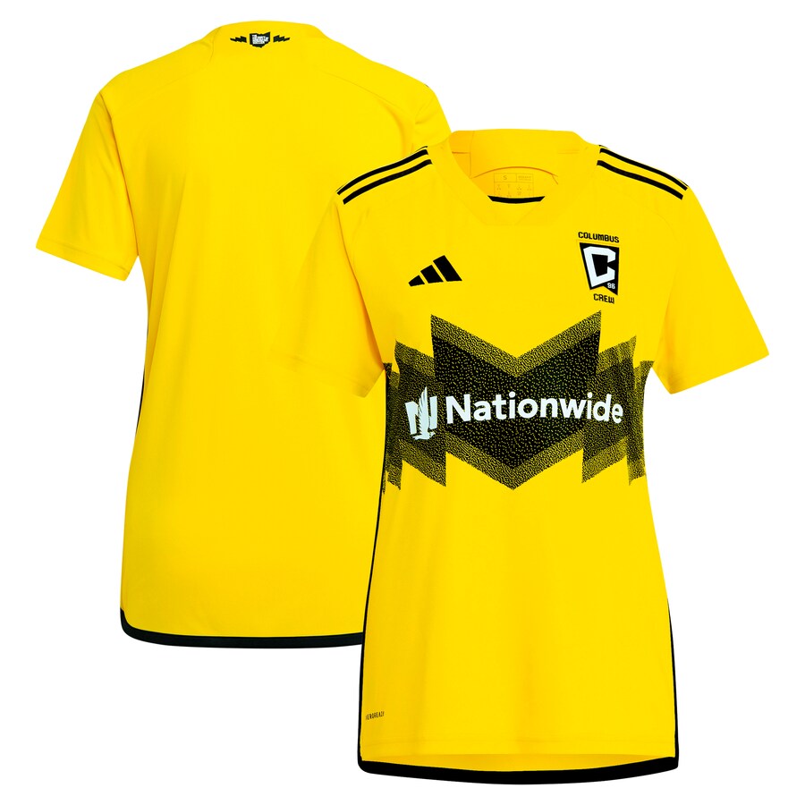 Women's Columbus Crew  adidas Yellow 2024 The Home Kit Replica Jersey - Vujersey Los Angeles Rams