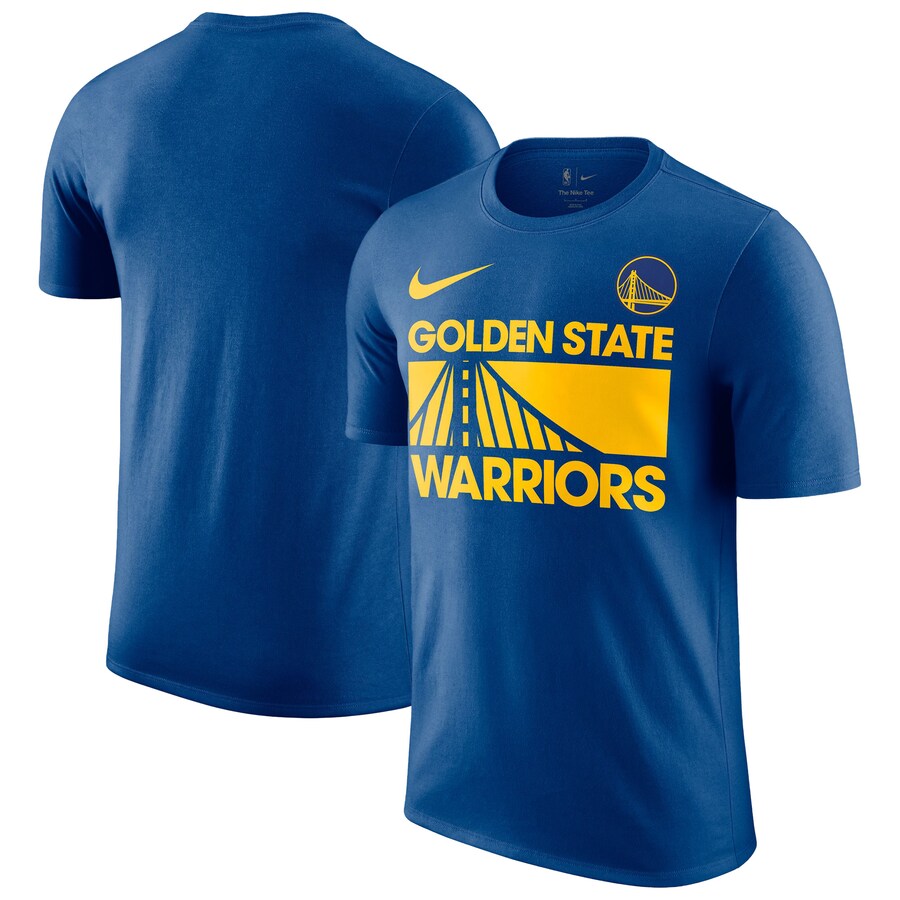 Men's Golden State Warriors Nike Blue Courtside This Is Our Year T-Shirt - Vujersey Los Angeles Rams
