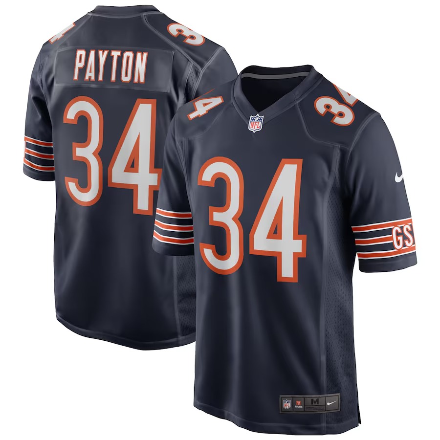 Men's Chicago Bears Walter Payton Nike Navy Game Retired Player Jersey - Vujersey Los Angeles Rams