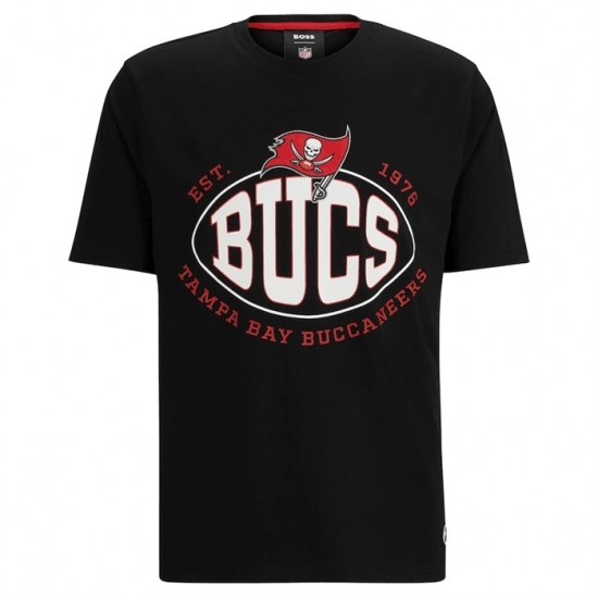 Men's Tampa Bay Buccaneers Black BOSS X Trap T Shirt - Vujersey Los Angeles Rams
