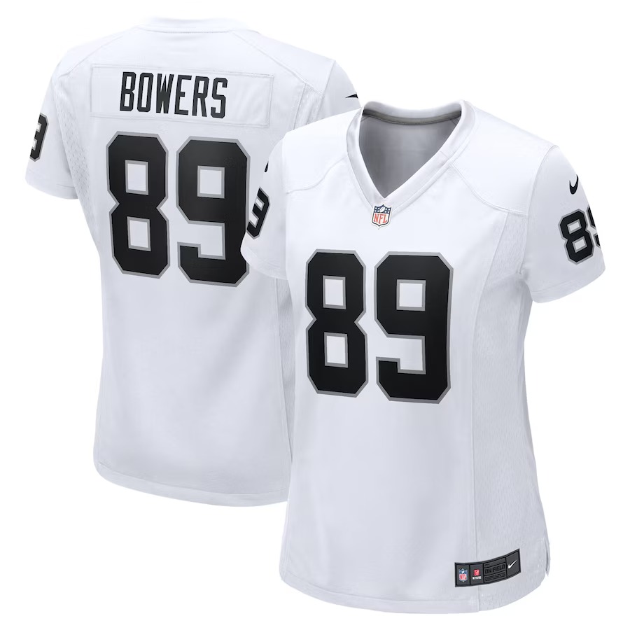 Women's Las Vegas Raiders Brock Bowers Nike White Game Jersey - Vujersey Los Angeles Rams