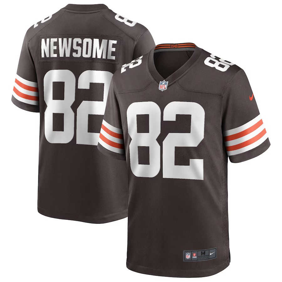 Men's Cleveland Browns Ozzie Newsome Nike Brown Game Retired Player Jersey - Vujersey Los Angeles Rams