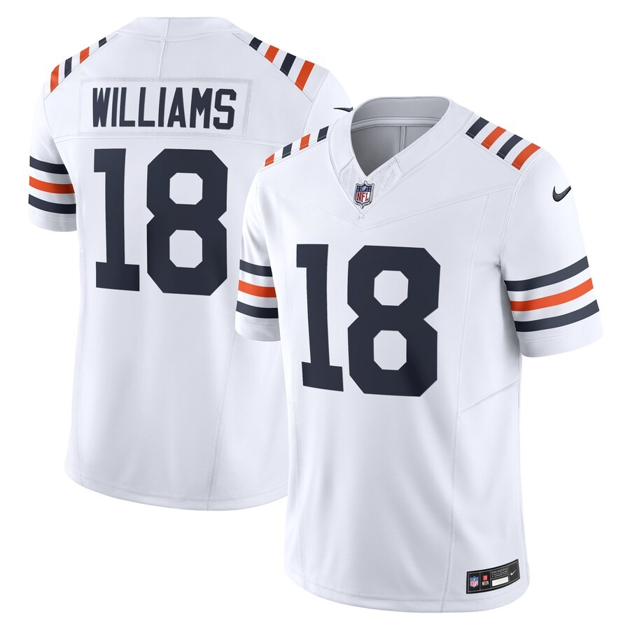 Men's Chicago Bears Caleb Williams Nike White Vapor F.U.S.E. Limited Jersey - Vujersey Los Angeles Rams