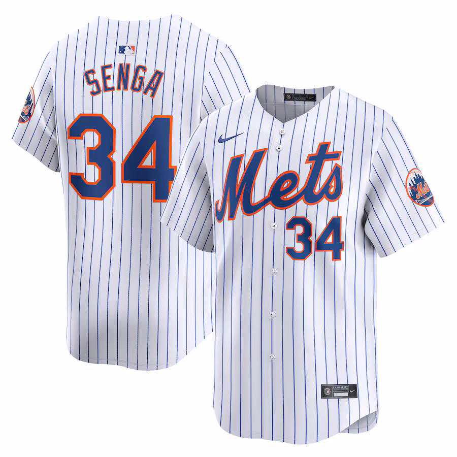Men's New York Mets Kodai Senga Nike White Home Limited Player Jersey - Vujersey Los Angeles Rams