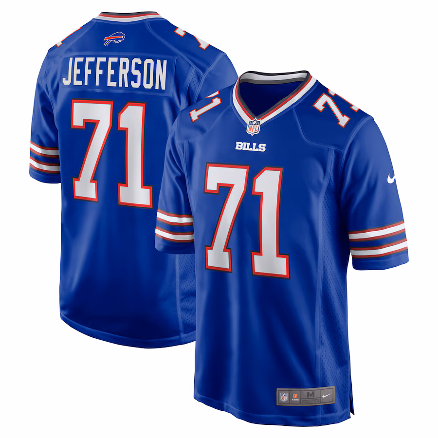 Men's Buffalo Bills Quinton Jefferson Nike Royal Game Jersey - Vujersey Los Angeles Rams