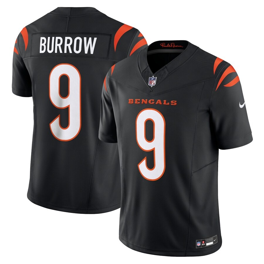 Men's Cincinnati Bengals Joe Burrow Nike Black Vapor F.U.S.E. Limited Jersey - Vujersey Los Angeles Rams
