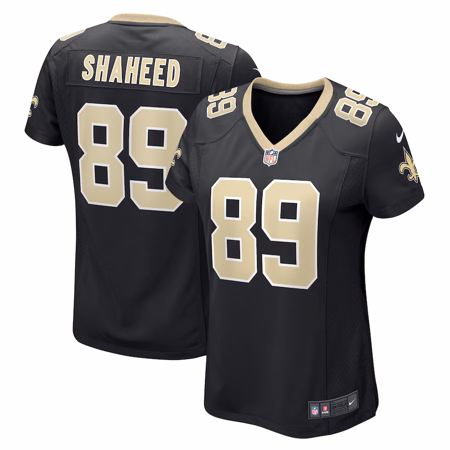 Women's New Orleans Saints Rashid Shaheed Nike Black Game Player Jersey - Vujersey Los Angeles Rams
