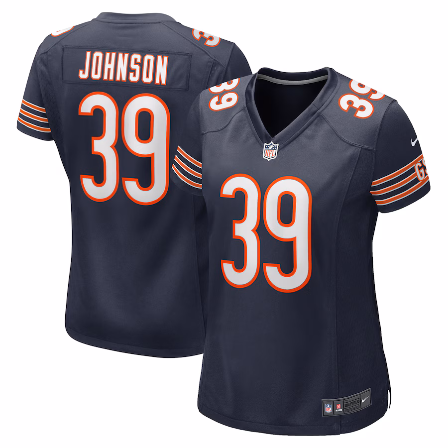Women's Chicago Bears Quindell Johnson Nike  Navy Team Game Jersey - Vujersey Los Angeles Rams