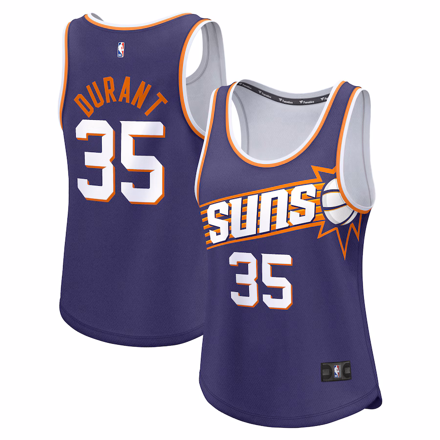 Women's Phoenix Suns Kevin Durant Fanatics Purple Fast Break Player Jersey - Icon Edition - Vujersey Los Angeles Rams