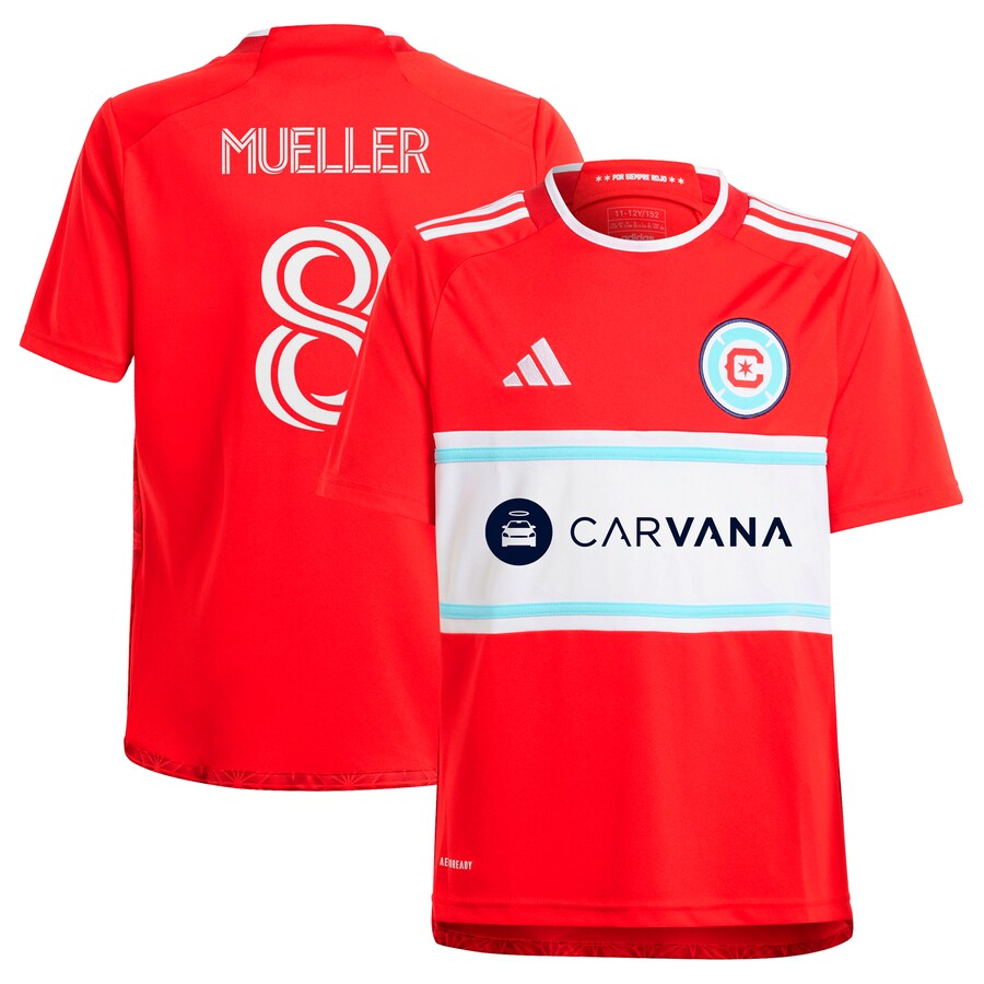 Youth Chicago Fire Chris Mueller adidas Red 2024 Return To Red Replica Player Jersey - Vujersey Los Angeles Rams