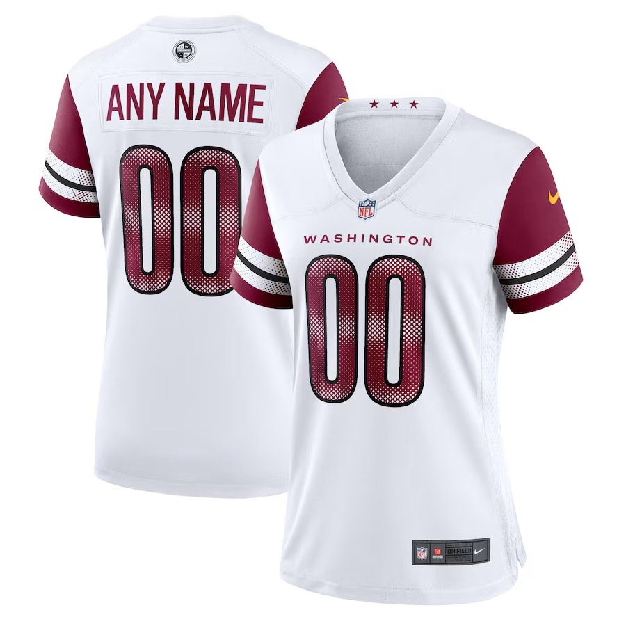 Women's Washington Commanders Nike White Game Custom Player Jersey - Vujersey Los Angeles Rams