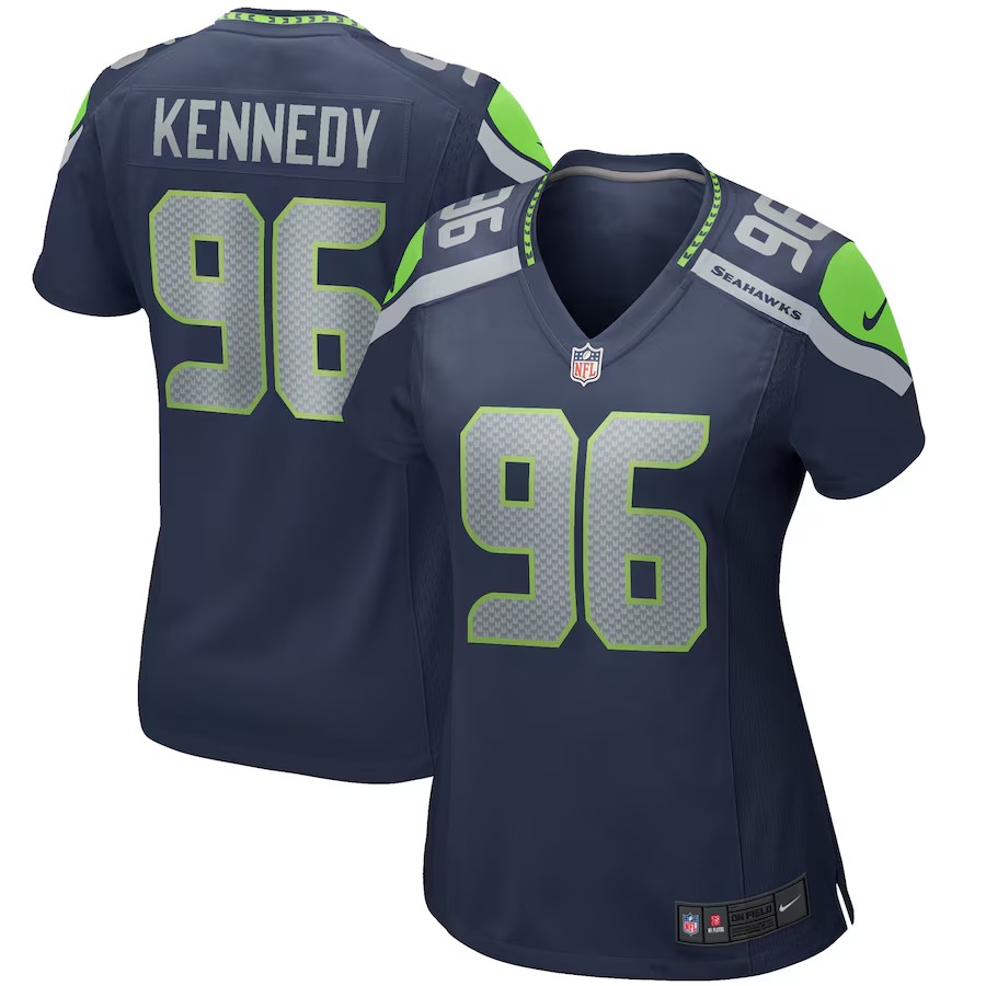 Women's Seattle Seahawks Cortez Kennedy Nike College Navy Game Retired Player Jersey - Vujersey Los Angeles Rams