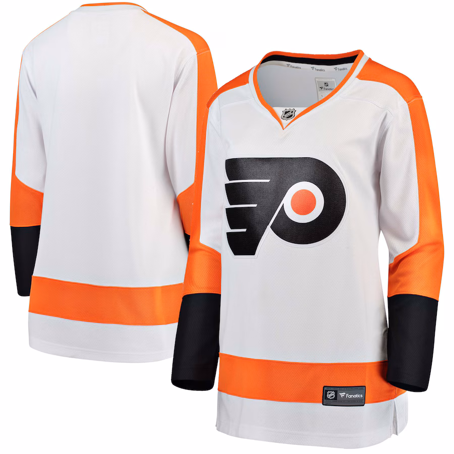 Women's Philadelphia Flyers Fanatics White Away Breakaway Jersey - Vujersey Los Angeles Rams