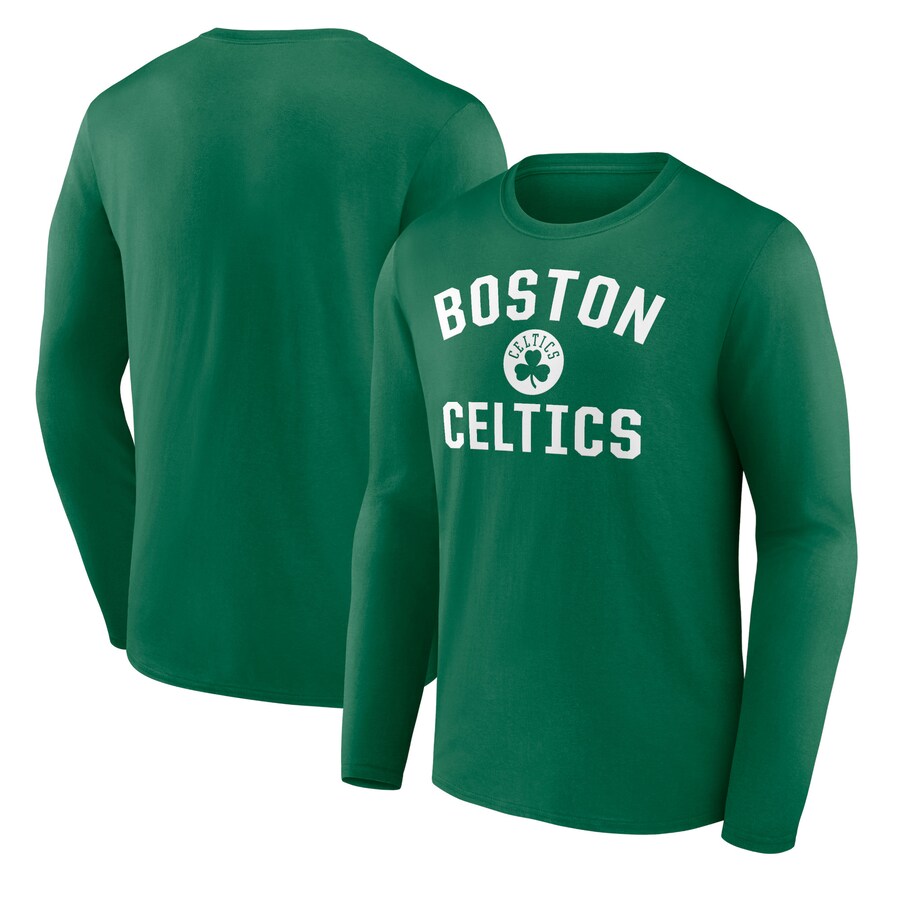 Men's Boston Celtics Green Victory Arch Team Long Sleeve T-Shirt - Vujersey Los Angeles Rams