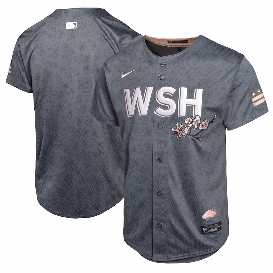 Youth Washington Nationals  Nike Charcoal City Connect Limited Jersey - Vujersey Los Angeles Rams