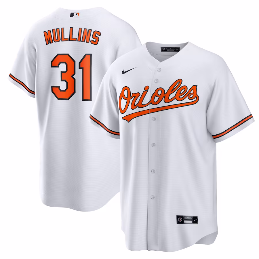 Men's Baltimore Orioles Cedric Mullins Nike White Replica Player Jersey - Vujersey Los Angeles Rams