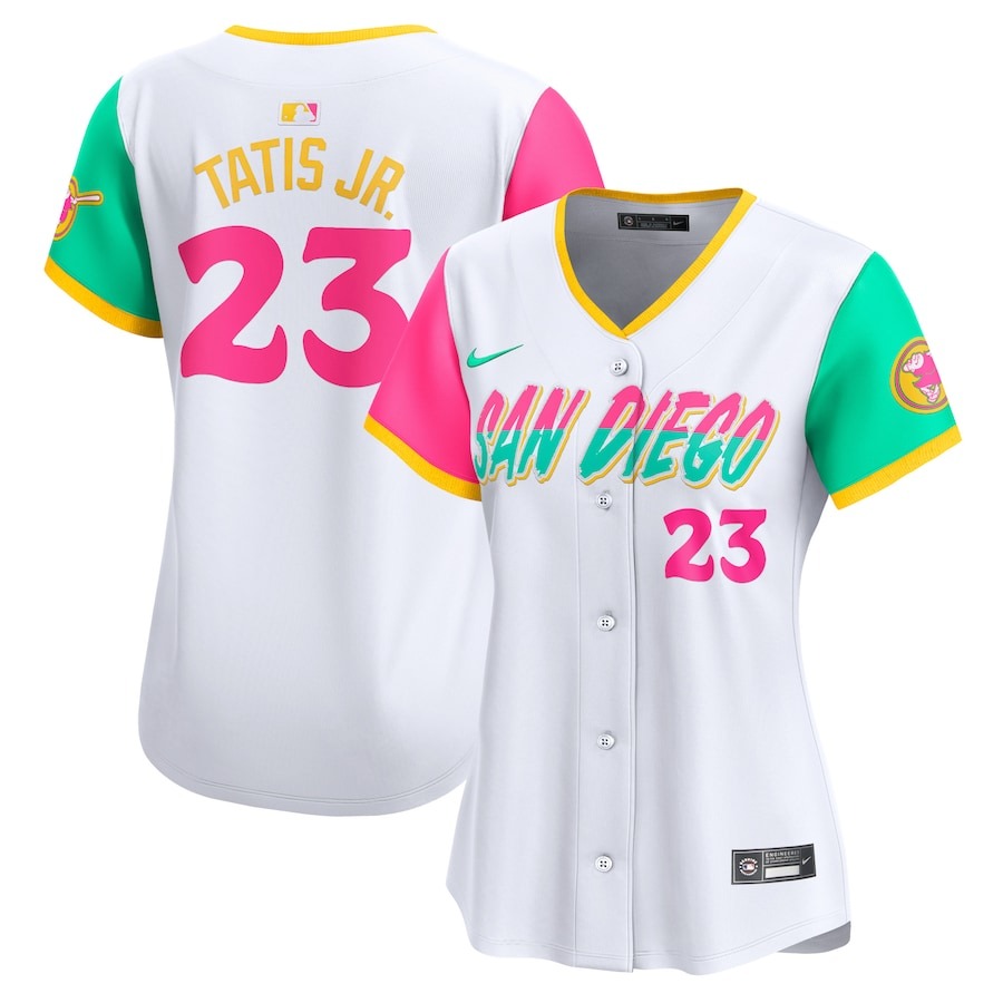 Women's San Diego Padres Fernando Tatis Jr. Nike White City Connect Limited Player Jersey - Vujersey Los Angeles Rams