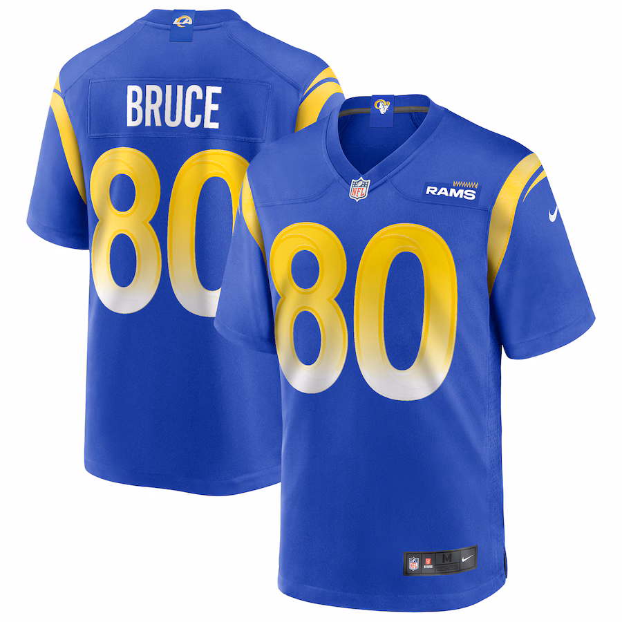 Men's Los Angeles Rams Isaac Bruce Nike Royal Game Retired Player Jersey - Vujersey Los Angeles Rams