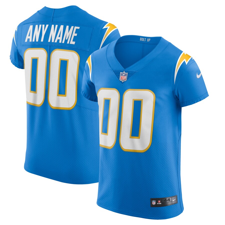 Men's Los Angeles Chargers Nike Powder Blue Vapor Elite Custom Jersey - Vujersey Los Angeles Rams