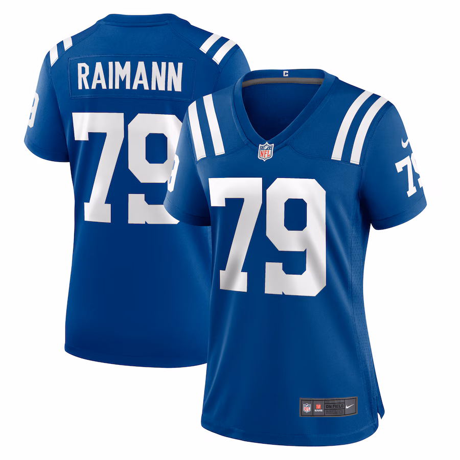Women's Indianapolis Colts Bernhard Raimann Nike Royal Player Game Jersey - Vujersey Los Angeles Rams