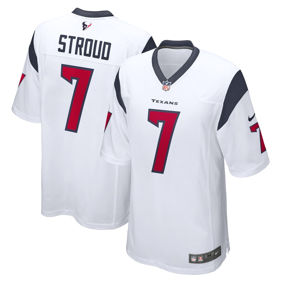 Men's Houston Texans CJ Stroud Nike White 2023 NFL Draft First Round Pick Game Jersey - Vujersey Los Angeles Rams