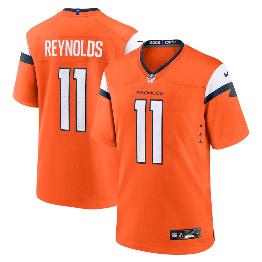 Men's Denver Broncos Josh Reynolds Nike  Orange Game Jersey - Vujersey Los Angeles Rams