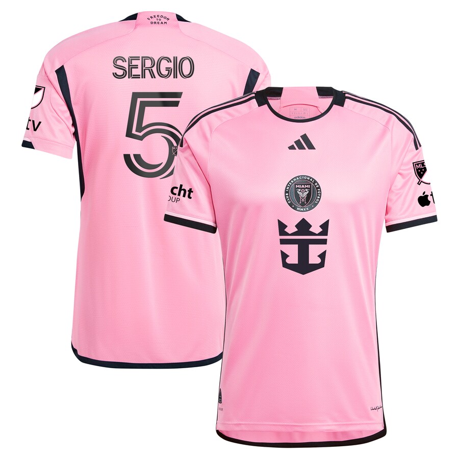 Men's Inter Miami CF Sergio Busquets adidas Pink 2024 2getherness Authentic Player Jersey - Vujersey Los Angeles Rams