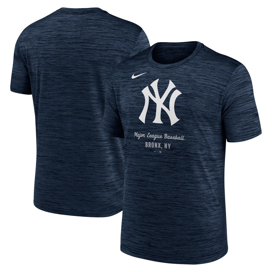 Men's New York Yankees Nike Navy Velocity Performance T-Shirt - Vujersey Los Angeles Rams