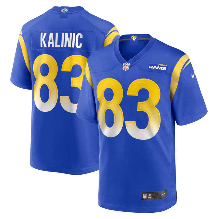 Men's Los Angeles Rams Nikola Kalinic Nike Royal  Game Jersey - Vujersey Los Angeles Rams