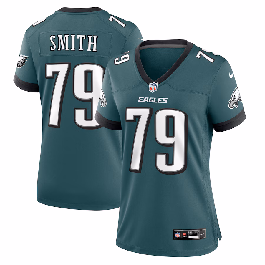 Women's Philadelphia Eagles Lecitus Smith Nike Midnight Green  Game Jersey - Vujersey Los Angeles Rams