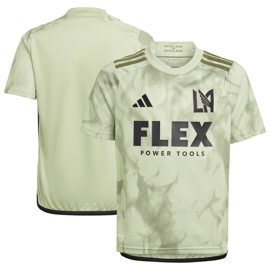 Youth LAFC adidas Green 2023 Smokescreen Replica Jersey - Vujersey Los Angeles Rams