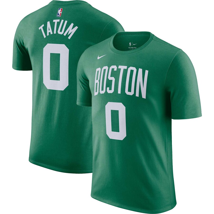 Men's Boston Celtics Jayson Tatum Nike Kelly Green Icon 2022/23 Name & Number T-Shirt - Vujersey Los Angeles Rams