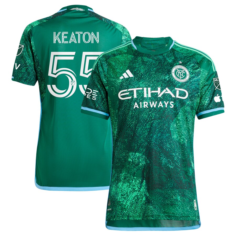 Men's New York City FC Keaton Parks adidas Green 2023 The Parks Authentic Player Jersey - Vujersey Los Angeles Rams
