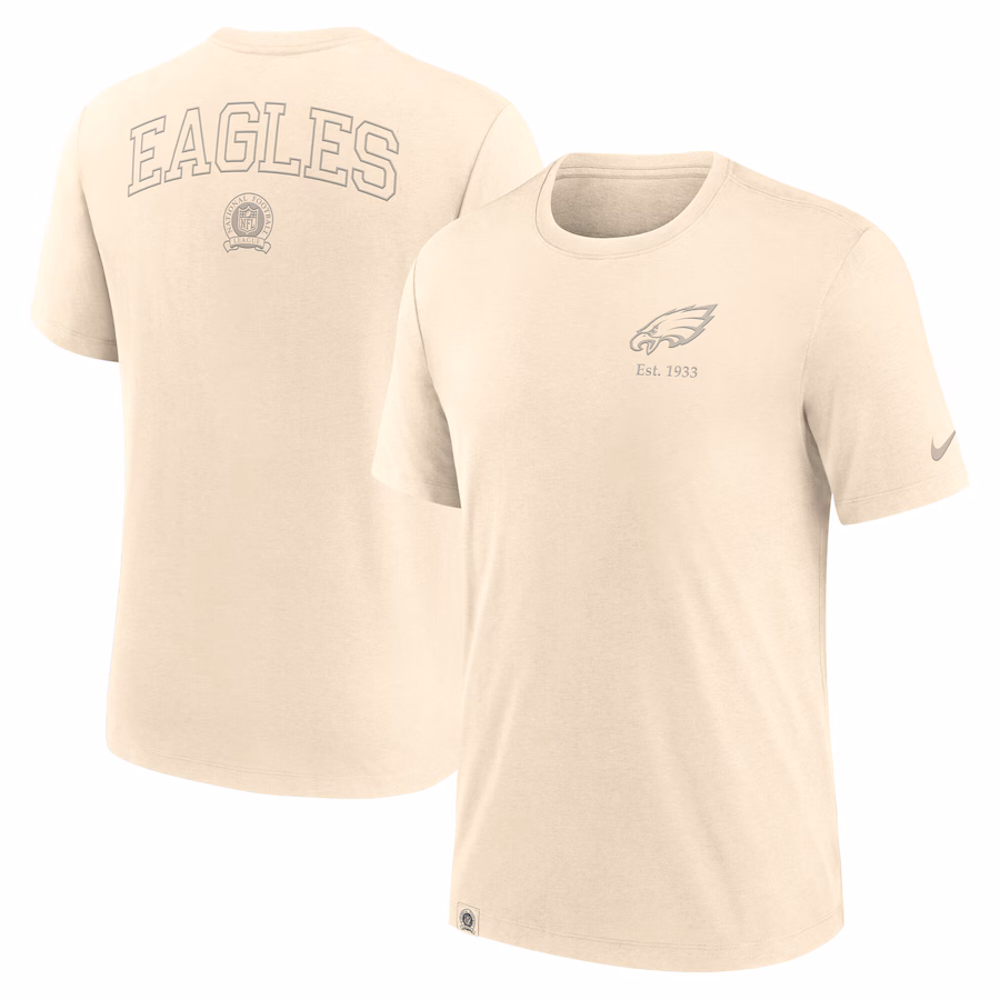 Men's Detroit Lions Nike Blue Primetime Wordmark Essential T-Shirt
