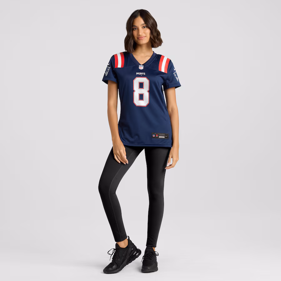 Women's New England Patriots Stefon Diggs Nike Navy Game Jersey