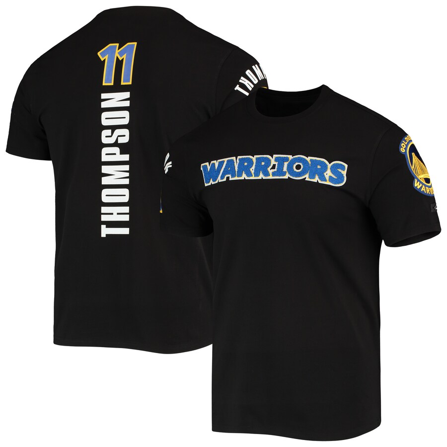 Men's Golden State Warriors Klay Thompson Pro Standard Black 75th Anniversary Team T-Shirt