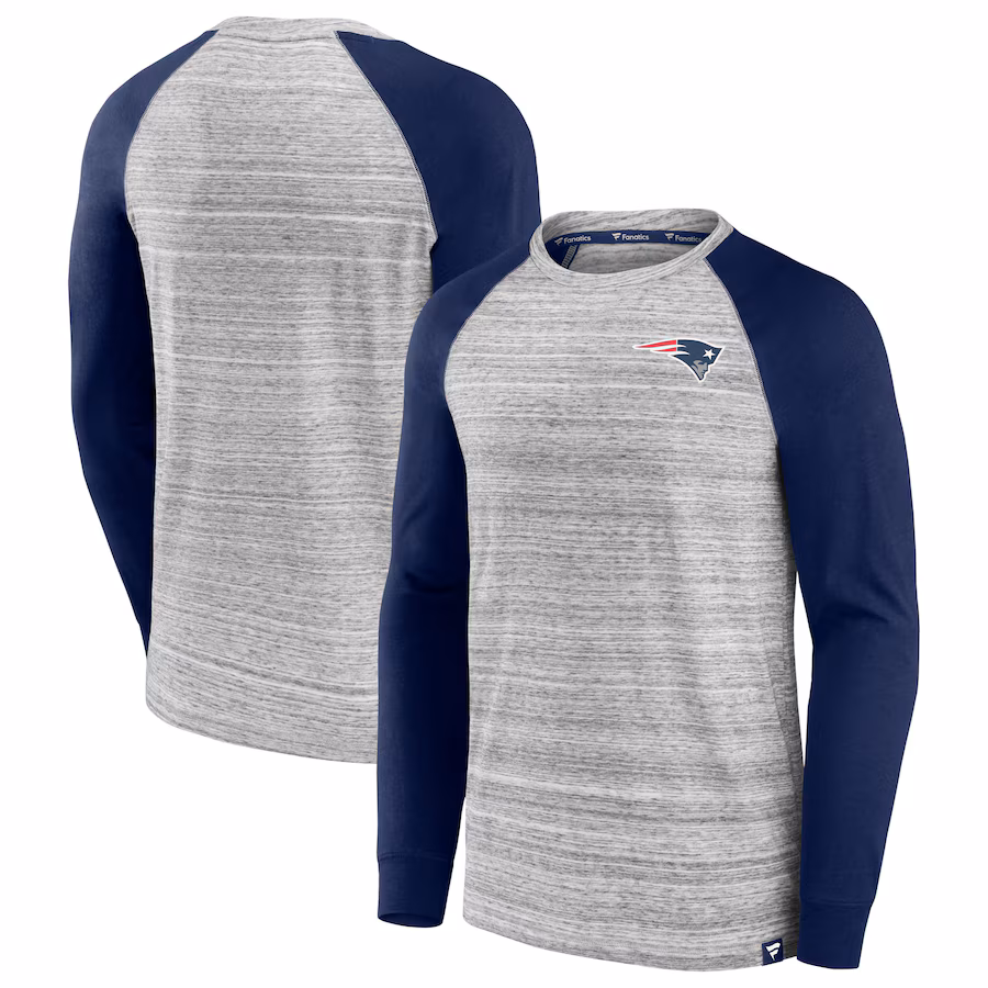 Men's Minnesota Vikings Nike Purple Lockup Tri-Blend Hoodie T-Shirt