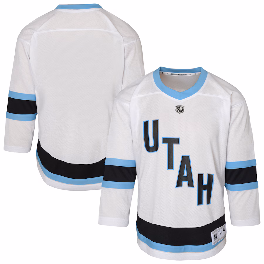 Youth Utah Hockey Club White Replica Jersey