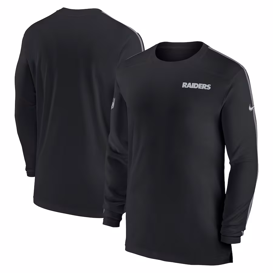 Men's Washington Commanders Nike Burgundy Sideline Hoodie Performance Long Sleeve T-Shirt