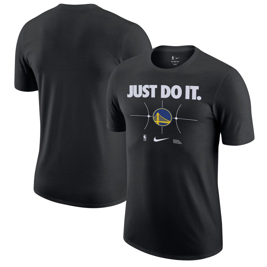 Men's Golden State Warriors Nike Black Just Do It T-Shirt