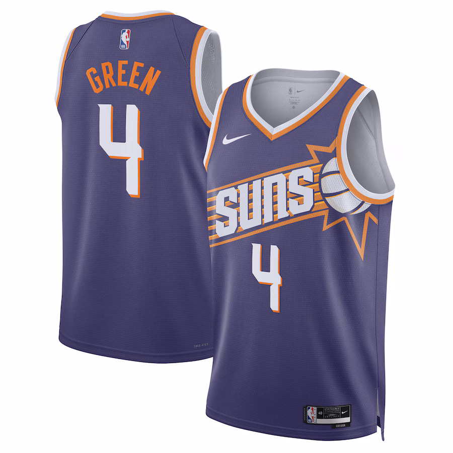 Unisex Phoenix Suns Jalen Green Nike Purple Swingman Jersey - Icon Edition