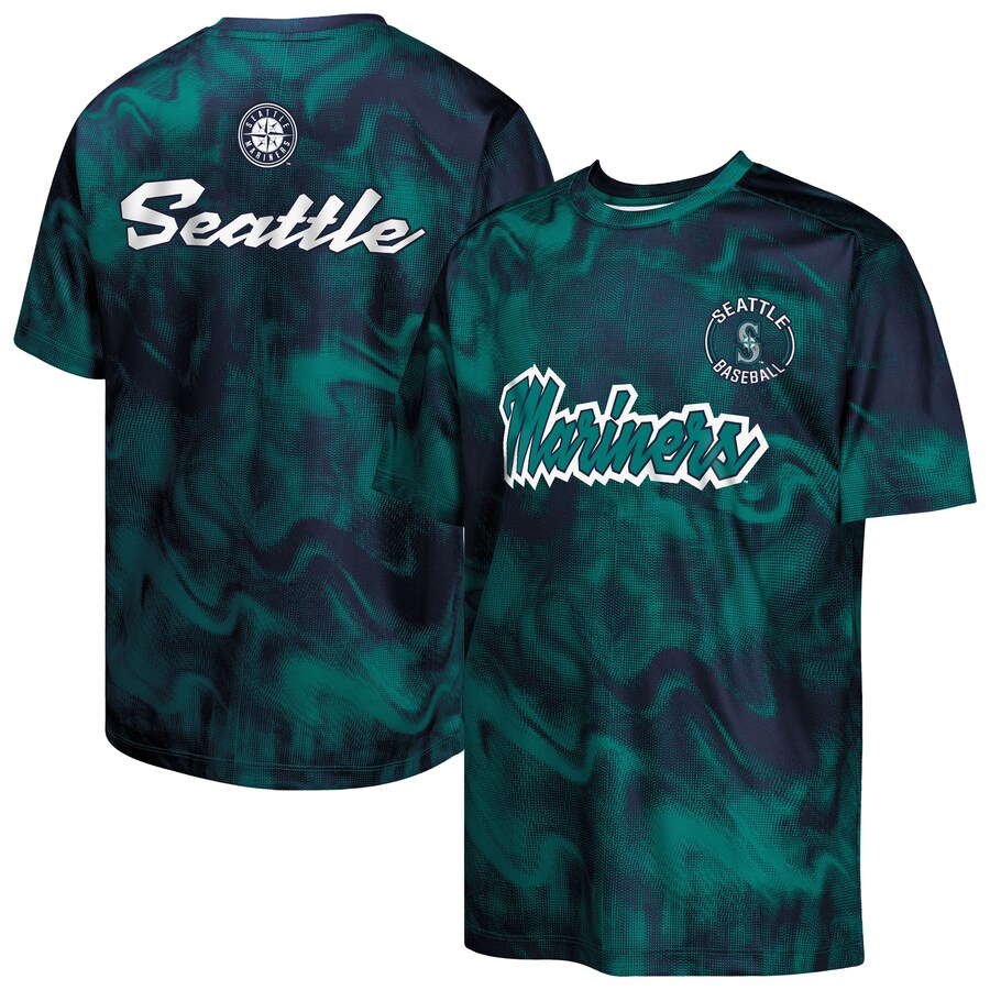 Youth Seattle Mariners Teal/Navy Pinch Hitter T-Shirt