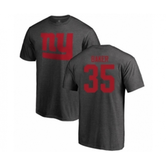 Football New York Giants #35 Deandre Baker Ash One Color T-Shirt