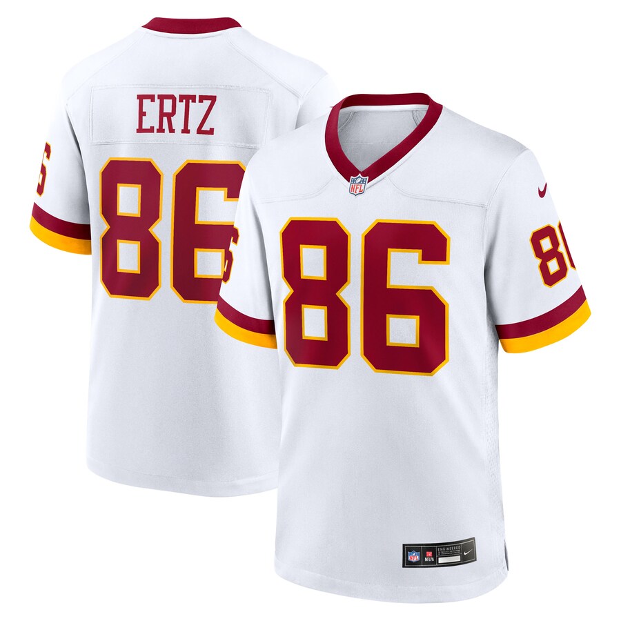 Men's Washington Commanders Zach Ertz Nike White Game Super Bowl Era Jersey